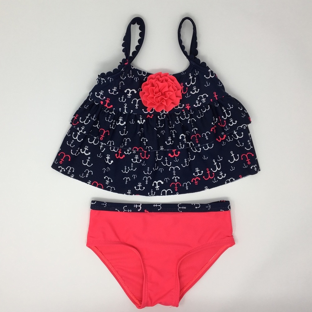 🎀KOALA KIDS Anchor Print Tankini • 9-12M